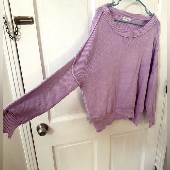 Miracle Lavender Women's Crew Neck Sweater - Picture 4 of 7